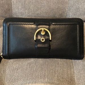 Coach zip wallet